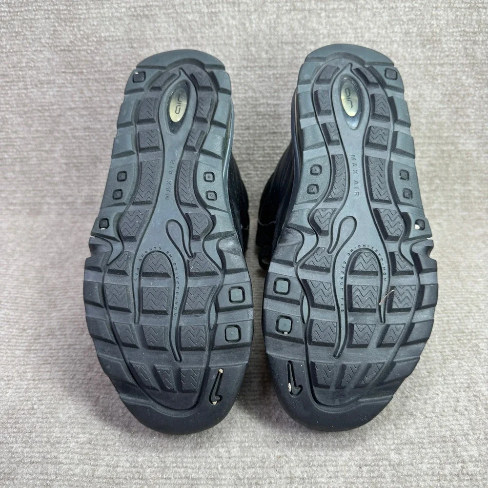 Nike Air Bakin Posite 'Triple Black' Youth 5.5Y Black‎ Hiking Boots 415116-002
